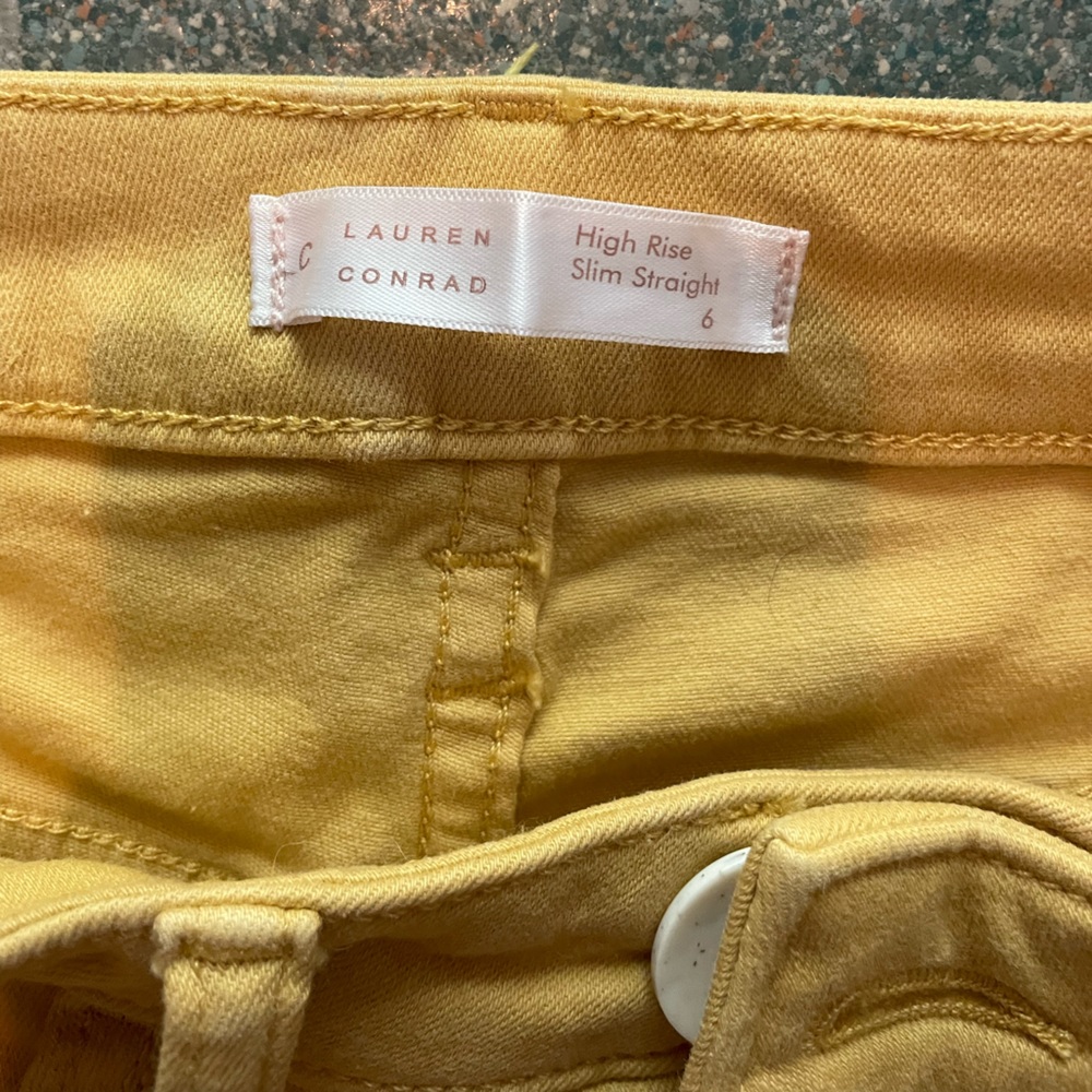 Lauren Conrad Mustard Jeans